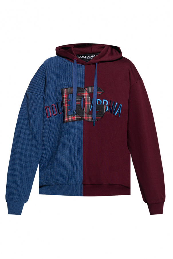 Patchwork hoodie Dolce & Gabbana - SchaferandweinerShops Tonga